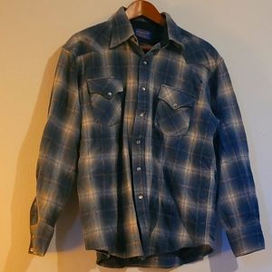 Pendleton snap wool shirt